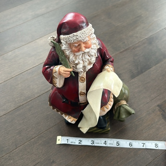 Holiday Wooden Santa Clause Ornament, Christmas Statue Display, Gifts St. Nick - Picture 11 of 11